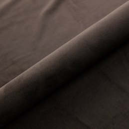 Fotel TOKIO tkanina Welur rozkładany z podnóżkiem noga metalowa