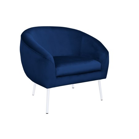 Fotel SYDNEY tkanina Welur noga metalowa