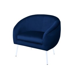 Fotel SYDNEY tkanina Welur noga metalowa