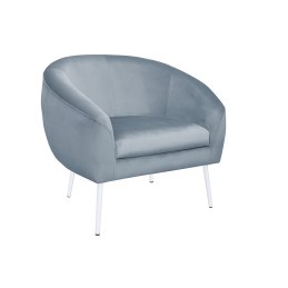 Fotel SYDNEY tkanina Welur noga metalowa