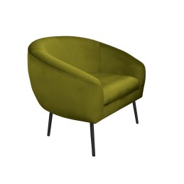 Fotel SYDNEY tkanina Welur noga metalowa