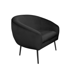 Fotel SYDNEY tkanina Welur noga metalowa