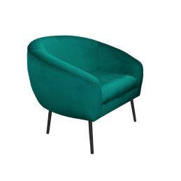 Fotel SYDNEY tkanina Welur noga metalowa