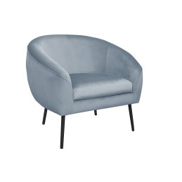 Fotel SYDNEY tkanina Welur noga metalowa