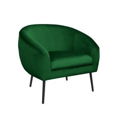 Fotel SYDNEY tkanina Welur noga metalowa