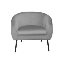 Fotel SYDNEY tkanina Welur noga metalowa