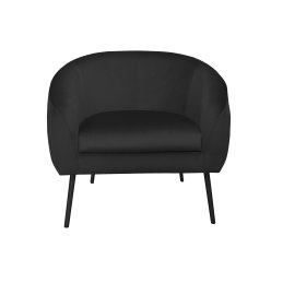 Fotel SYDNEY tkanina Welur noga metalowa