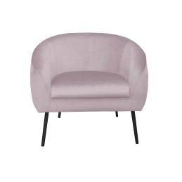 Fotel SYDNEY tkanina Welur noga metalowa