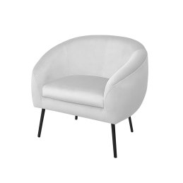 Fotel SYDNEY tkanina Welur noga metalowa