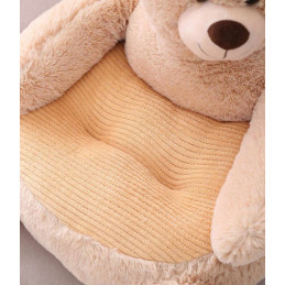 Pluszowy fotelik pufa dla dzieci