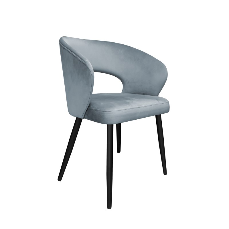 Krzesło welurowe AURA  Nowoczesne krzesło do salonu, jadalni i kuchni