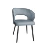 Krzesło welurowe AURA  Nowoczesne krzesło do salonu, jadalni i kuchni