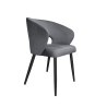 Krzesło welurowe AURA  Nowoczesne krzesło do salonu, jadalni i kuchni