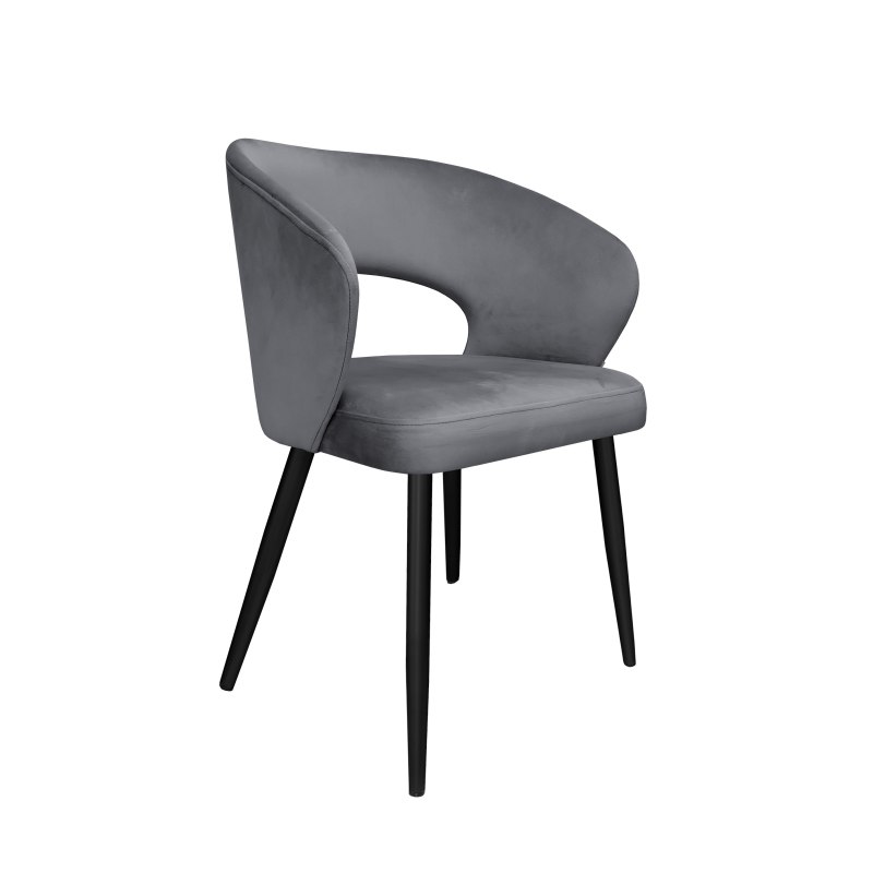 Krzesło welurowe AURA  Nowoczesne krzesło do salonu, jadalni i kuchni