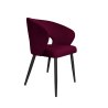 Krzesło welurowe AURA  Nowoczesne krzesło do salonu, jadalni i kuchni