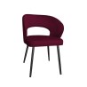 Krzesło welurowe AURA  Nowoczesne krzesło do salonu, jadalni i kuchni
