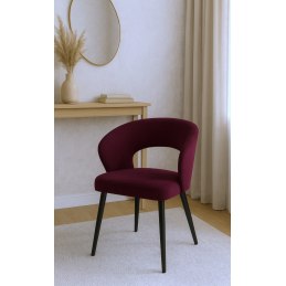 Krzesło welurowe AURA  Nowoczesne krzesło do salonu, jadalni i kuchni
