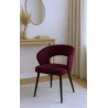 Krzesło welurowe AURA  Nowoczesne krzesło do salonu, jadalni i kuchni