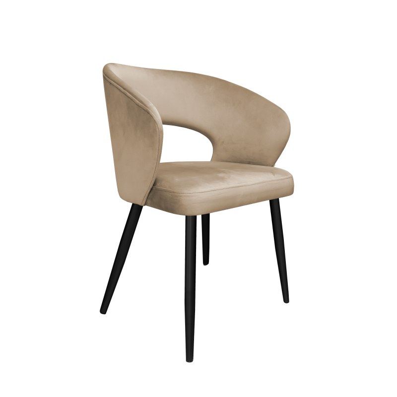 Krzesło welurowe AURA  Nowoczesne krzesło do salonu, jadalni i kuchni