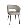 Krzesło welurowe AURA  Nowoczesne krzesło do salonu, jadalni i kuchni