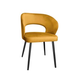 Krzesło welurowe AURA  Nowoczesne krzesło do salonu, jadalni i kuchni