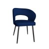 Krzesło welurowe AURA  Nowoczesne krzesło do salonu, jadalni i kuchni