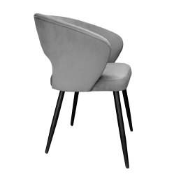 Krzesło welurowe AURA  Nowoczesne krzesło do salonu, jadalni i kuchni