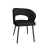 Krzesło welurowe AURA  Nowoczesne krzesło do salonu, jadalni i kuchni