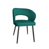 Krzesło welurowe AURA  Nowoczesne krzesło do salonu, jadalni i kuchni