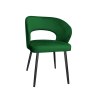 Krzesło welurowe AURA  Nowoczesne krzesło do salonu, jadalni i kuchni