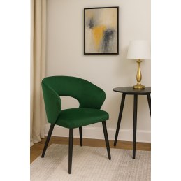 Krzesło welurowe AURA  Nowoczesne krzesło do salonu, jadalni i kuchni