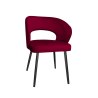 Krzesło welurowe AURA  Nowoczesne krzesło do salonu, jadalni i kuchni