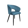 Krzesło welurowe AURA  Nowoczesne krzesło do salonu, jadalni i kuchni
