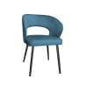 Krzesło welurowe AURA  Nowoczesne krzesło do salonu, jadalni i kuchni