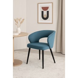 Krzesło welurowe AURA  Nowoczesne krzesło do salonu, jadalni i kuchni