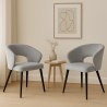 Krzesło welurowe AURA  Nowoczesne krzesło do salonu, jadalni i kuchni