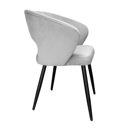 Krzesło welurowe AURA  Nowoczesne krzesło do salonu, jadalni i kuchni