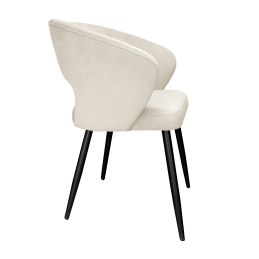 Krzesło welurowe AURA  Nowoczesne krzesło do salonu, jadalni i kuchni