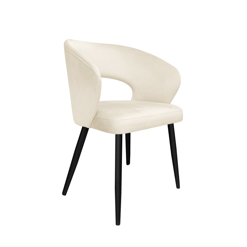 Krzesło welurowe AURA  Nowoczesne krzesło do salonu, jadalni i kuchni