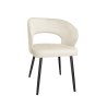 Krzesło welurowe AURA  Nowoczesne krzesło do salonu, jadalni i kuchni