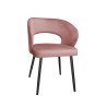 Krzesło welurowe AURA  Nowoczesne krzesło do salonu, jadalni i kuchni
