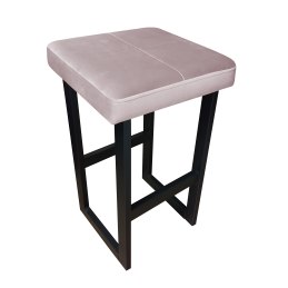 Hoker ALEX tkanina Welur – metalowa podstawa, styl i komfort