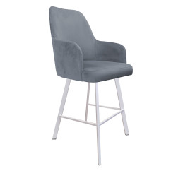 Hoker barowy tkanina Welur – metalowa podstawa