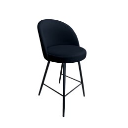 Hoker barowy Trix tkanina Welur na metalowej podstawie