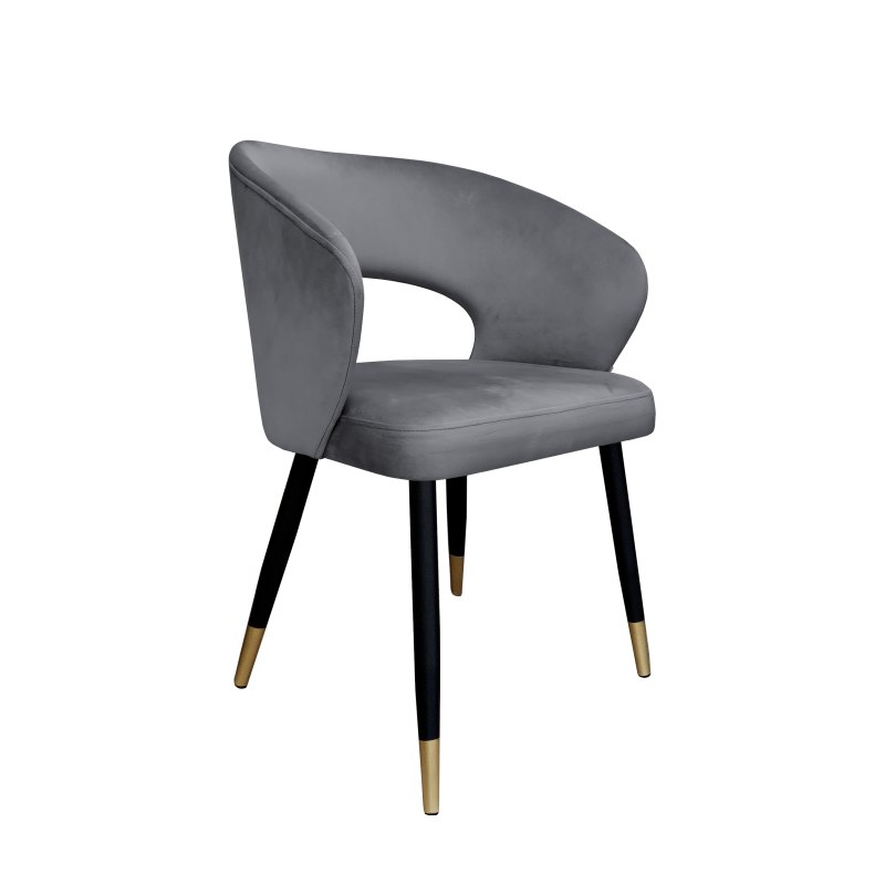Krzesło welurowe AURA  Nowoczesne krzesło do salonu, jadalni i kuchni
