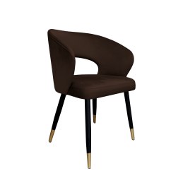 Krzesło welurowe AURA  Nowoczesne krzesło do salonu, jadalni i kuchni
