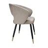 Krzesło welurowe AURA  Nowoczesne krzesło do salonu, jadalni i kuchni