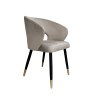 Krzesło welurowe AURA  Nowoczesne krzesło do salonu, jadalni i kuchni