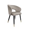 Krzesło welurowe AURA  Nowoczesne krzesło do salonu, jadalni i kuchni