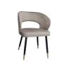 Krzesło welurowe AURA  Nowoczesne krzesło do salonu, jadalni i kuchni
